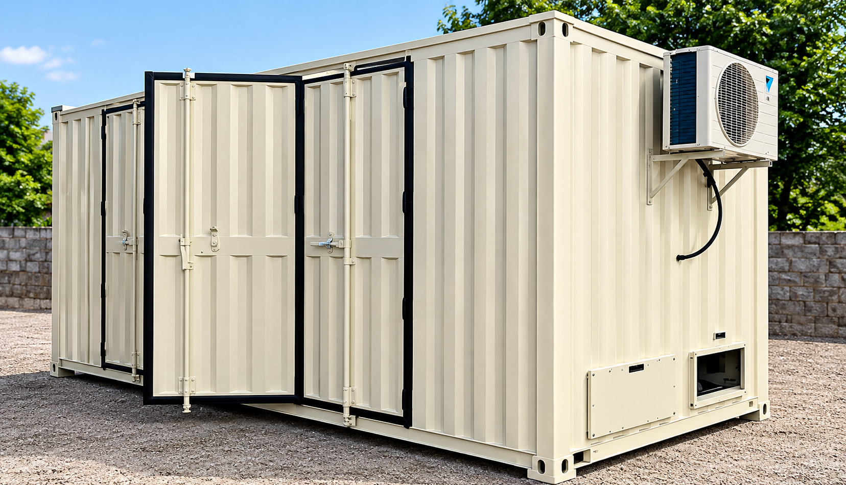 Two-level prefabricated cabin with upper and lower floor