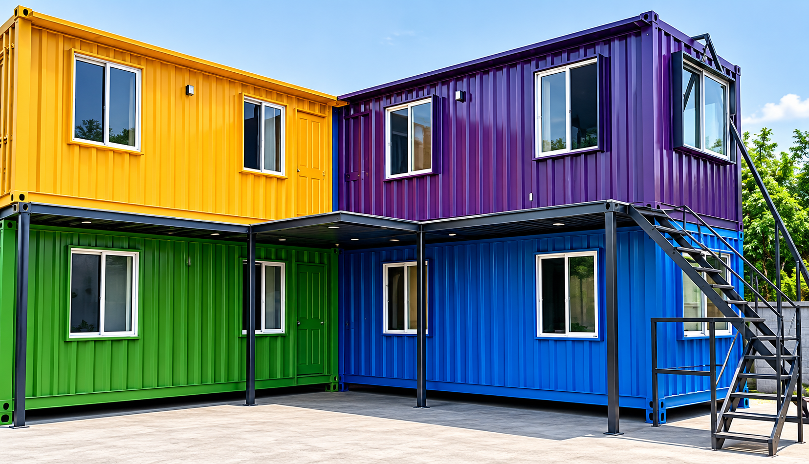 Double Decker Prefabricated Cabin